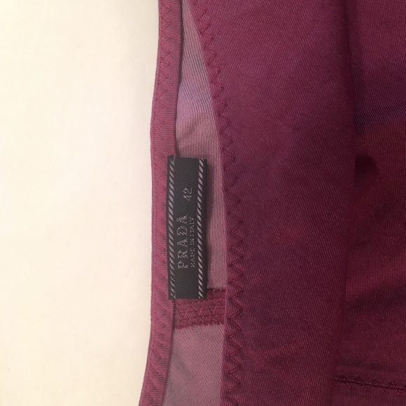Prada purple wine colored skirt - Picture 3 of 3